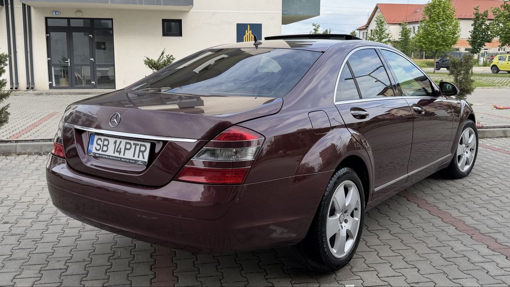Mercedes S320 3.0 D 235 CP 2008 7G Tronic Trapa Ventilatie Interior Crem Visiniu Unic Propietar de Nou