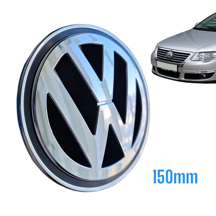 150мм Предна емблема за Фолксваген VW Пасат 6 Тигуан Джета 1K5853600