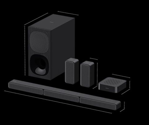 Sony HT-S40R 5.1 домашно кино / 600W / безжични задни колони