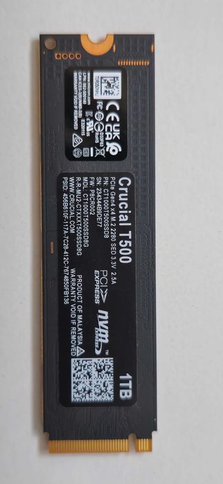 Ssd Crucial T500 de vanzare