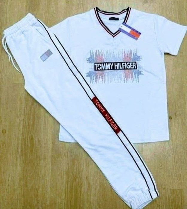 Treninguri TH dama alb imaculat/bumbac,super model