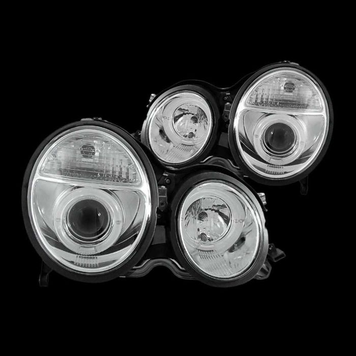 Фарове Мерцедес 210 Е класа Нови Светли ЛЕД angle Merceedes W210 LED
