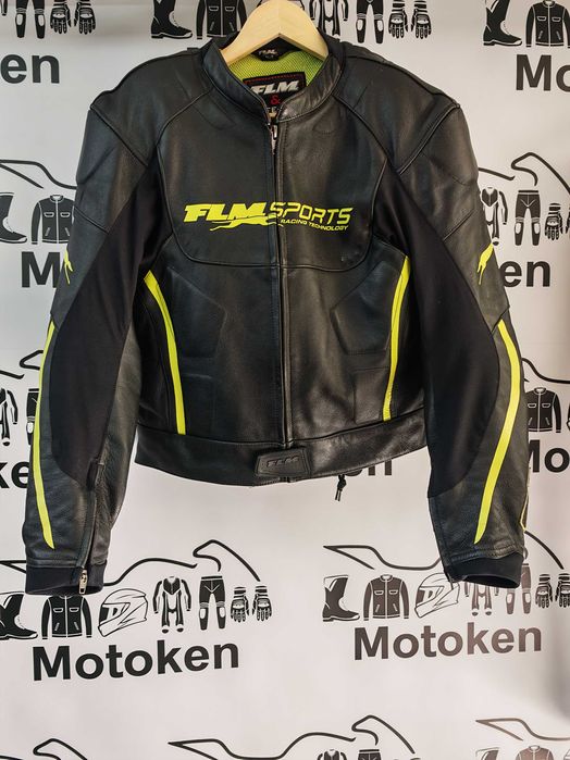Costum moto piele FLM marime 52/54