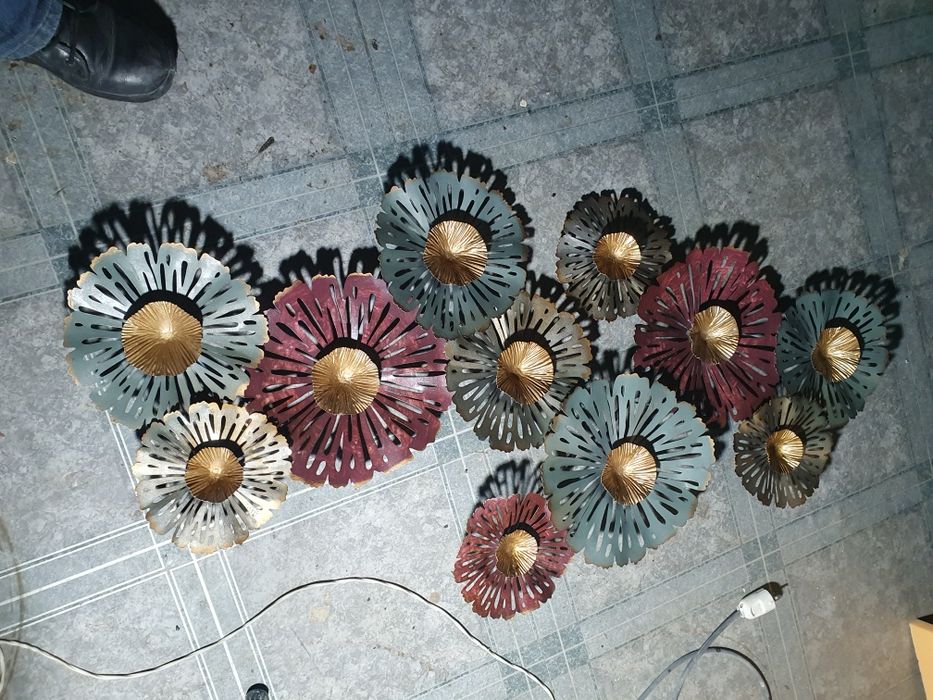 Vând decorațiune metalică de perete pentru Birou, Hol,D 125 × 65