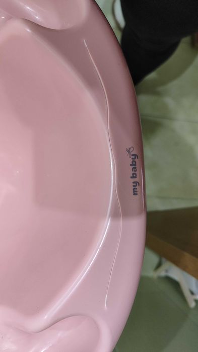 Бебешко корито 100x51x30 см с метална стойка