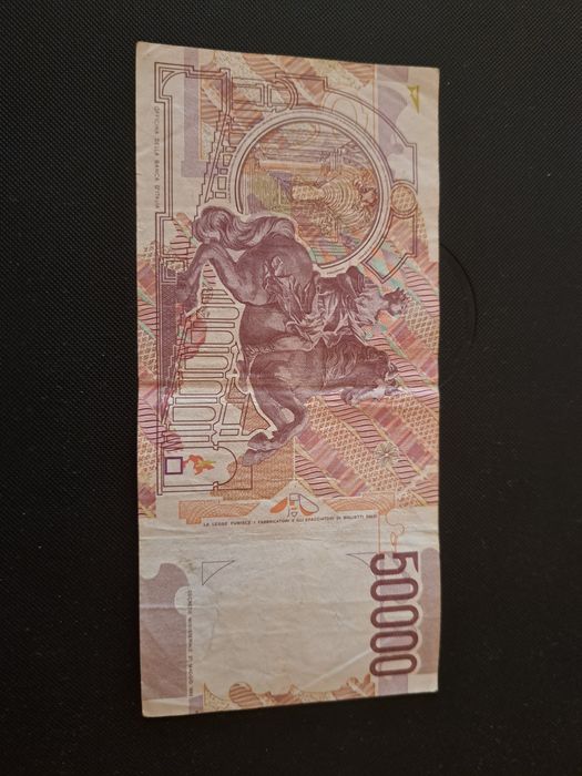 Bancnota 50000 lire Italia
