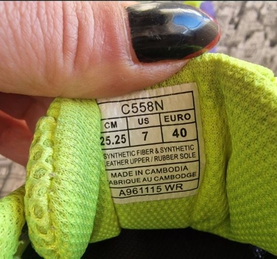 Asics Gel GT 1000 дамски лилави маратонки  39 номер