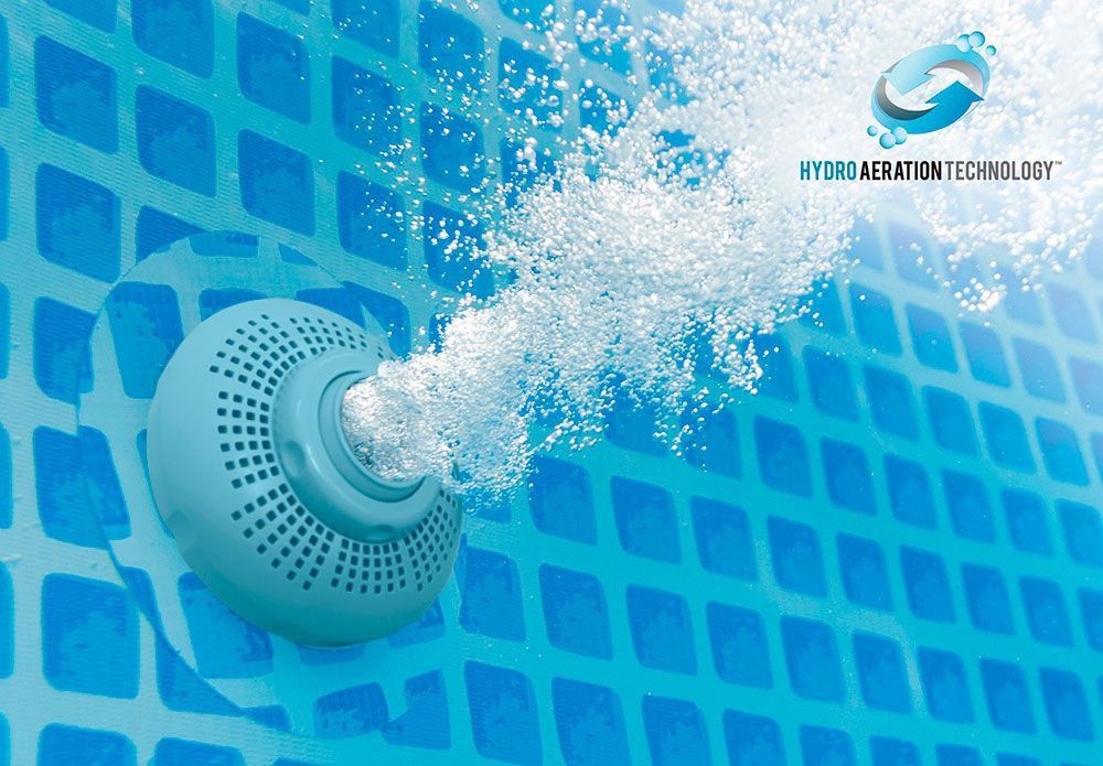 Intex бассейн 549х274х132+фильтр-насоса  лестница ++