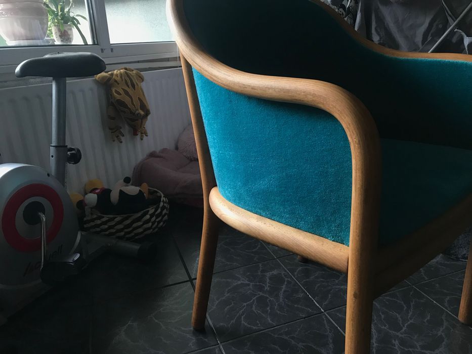 Дизайнерски трапезни столове на Ward Bennet  -,1983 г