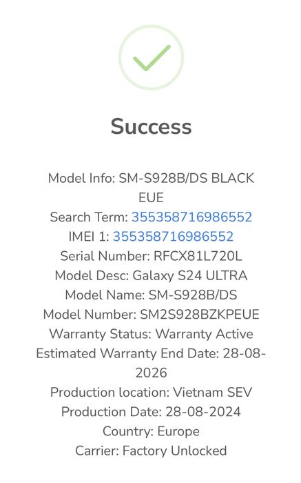 Samsung S24 ULTRA 1TB / 12GB Black, Garantie, Neverlock, Full box