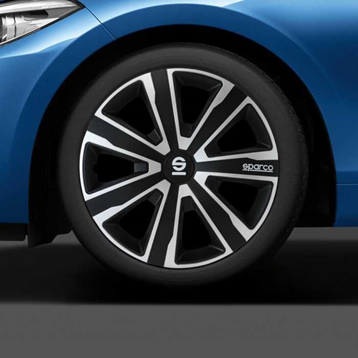 4 Броя LUX QUALITY SPARCO 16 инча Тасове за джанти 16'' Sparco PALERMO