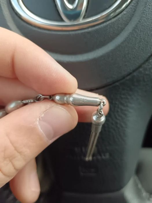 Сребърна броеница