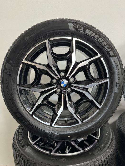 Jante Bmw X3 X4 R19 G01 G02 Originale 887M Iarna Michelin Stelute Runflat 2023