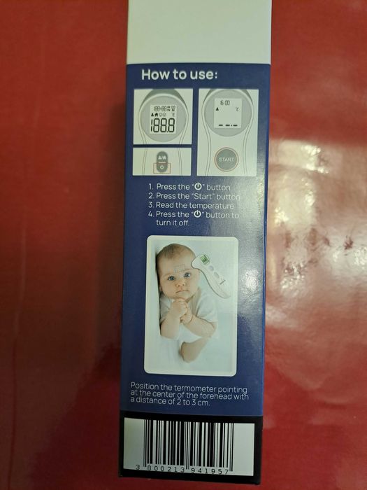 Термометър за чело IR