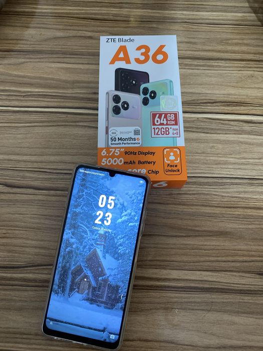 ZTE Blade a 36 64 gb озу 8 gb