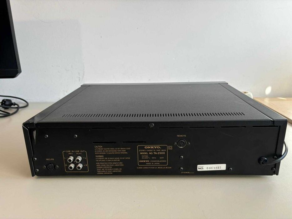 Deck Onkyo Integra TA 2500 3Head Single Casset Deck