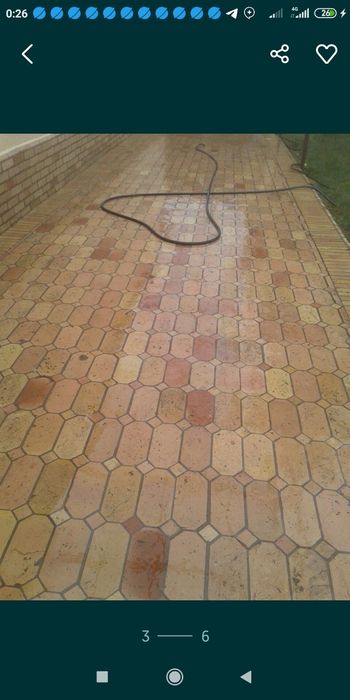 Шлифовка никалайски кирпич и мазайка