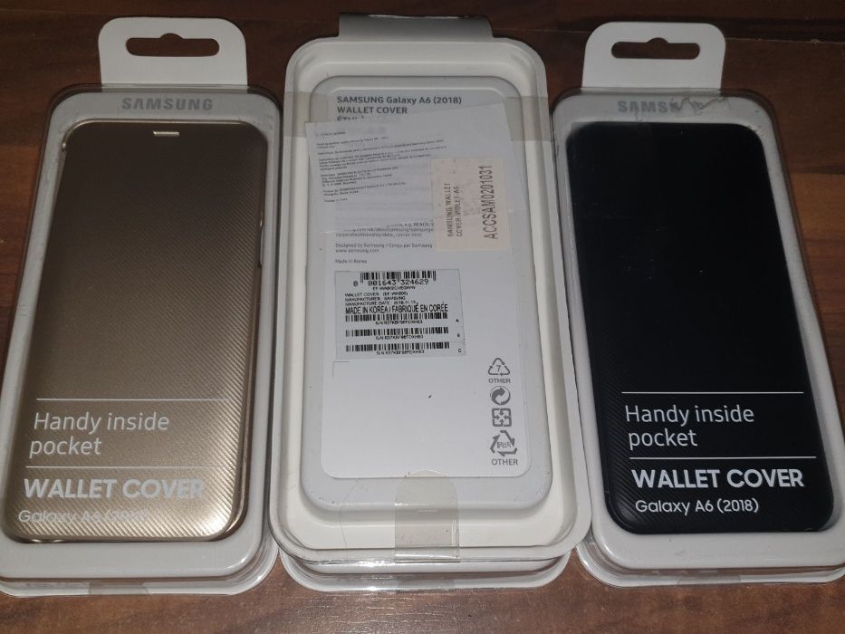 Husa flip smart activa originala Samsung Wallet Cover A6 2018 A600