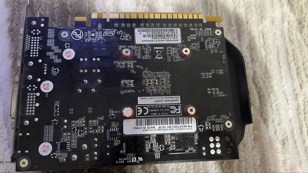 Видеокарта GTX 750