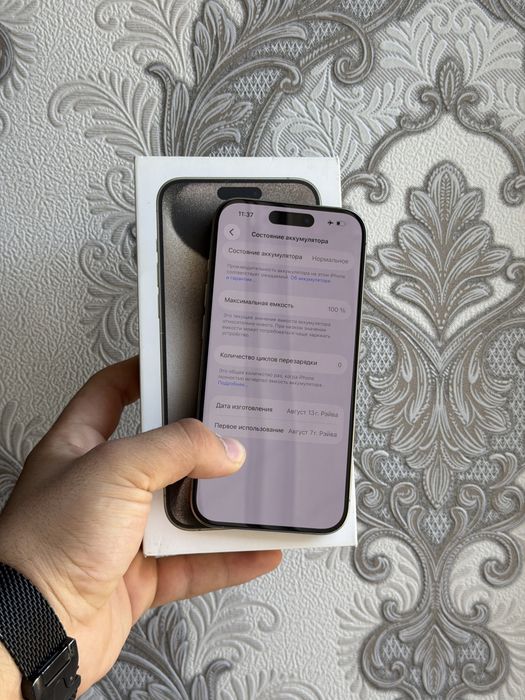 Iphone 15 pro 256 gb 100%