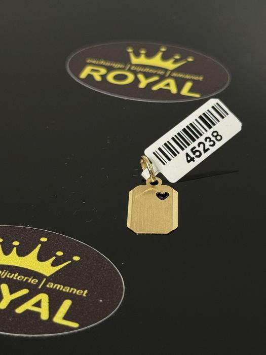 Bijuteria ROYAL : Pandantiv AUR 14K NOU / 0.66 GR