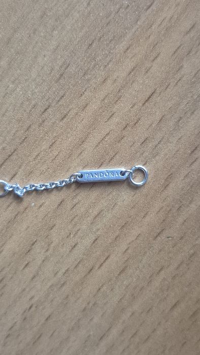 PANDORA колье " белый бант "