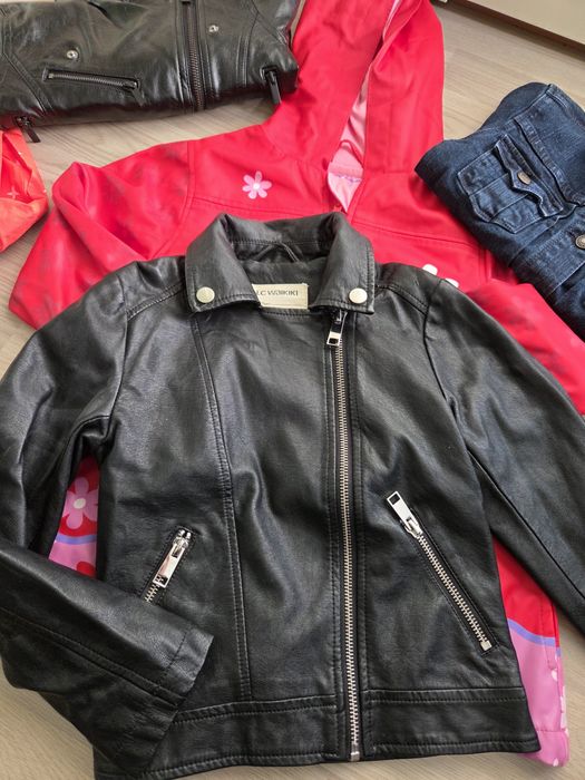 Пролетно кожено яке Reserved, LC Waikiki, Levi's, Benetton