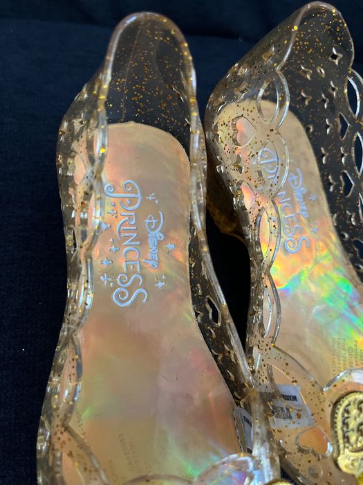 Оригинални Дисни златни пантофки (светещи ) чисто нови