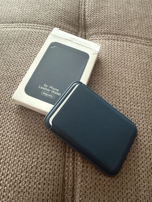 Portofel magsafe din piele pentru iPhone