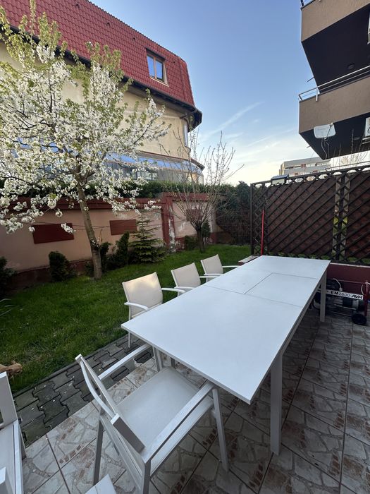 Mobillier gradina mobexpert, masa + 8 scaune