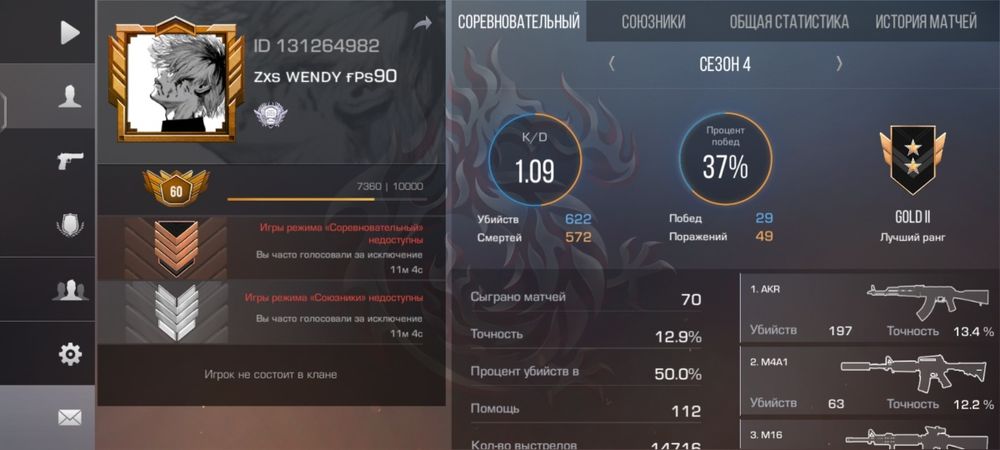 Аккаунт Стандофф 2