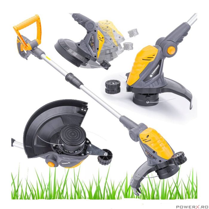 Trimmer, masina electrica pentru tuns iarba, coasa, 1400 W, Powermat