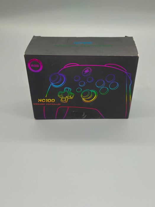 Безжичен геймпад RGB и макро бутони за PC,Nintendo,iOS и Android!Топ!