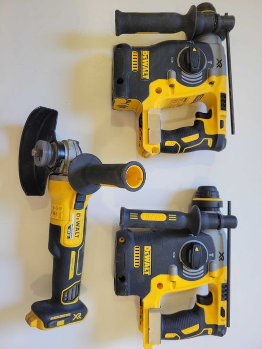 Перфоратори DeWALT DCH и Milwaukee M18 ONEFHPX и ъглошлайф DeWALT DCG405