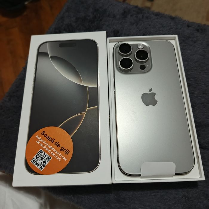 iPhone 16 PRO  NOU 128 GB neactivat neverlock natural Titanium