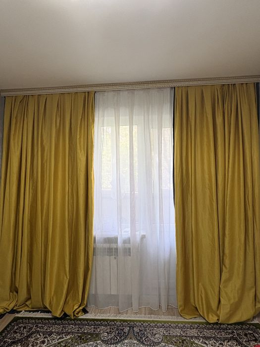Срочно продаю тюль с шторами