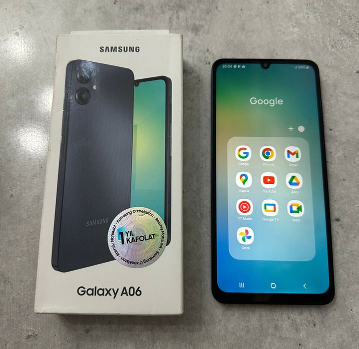 Продается срочно телефон Samsung Galaxy A06 128Gb.