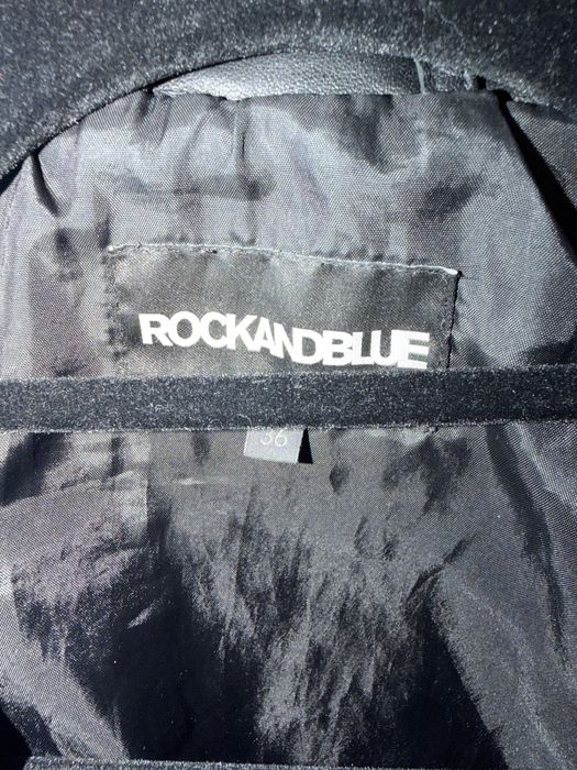 Black leather jacket  Rockandblue  size 36