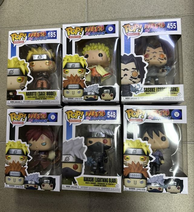 Funko Pop фигурки Наруто, Naruto Sasuke, Kakashi