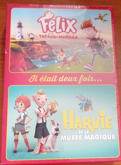Coffret 2 DVD Animație / Desene Animate Franceză - NOU Sigilat (Félix & Harvie)