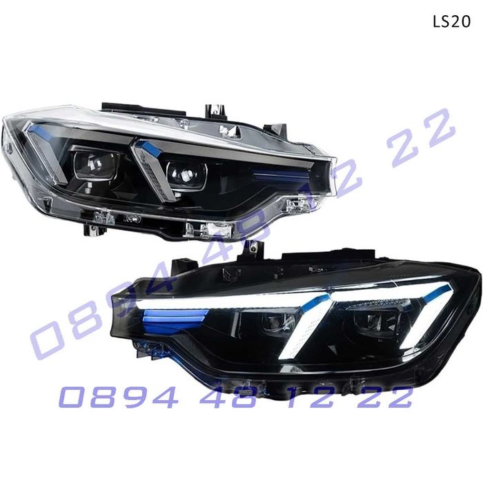 Тунинг LED фарове BMW 3 F30 F31 Халоген 13-18 G серия бмв ф30 лед