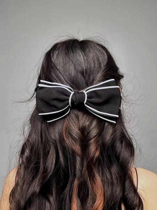 Бант для девоек  – черный и белый
