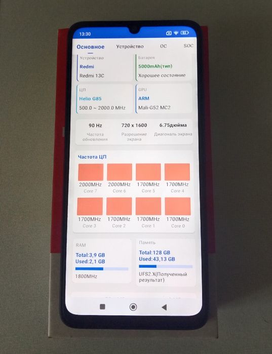Xiaomi  Redmi  13c 128Gb в хорошем  состоянии
