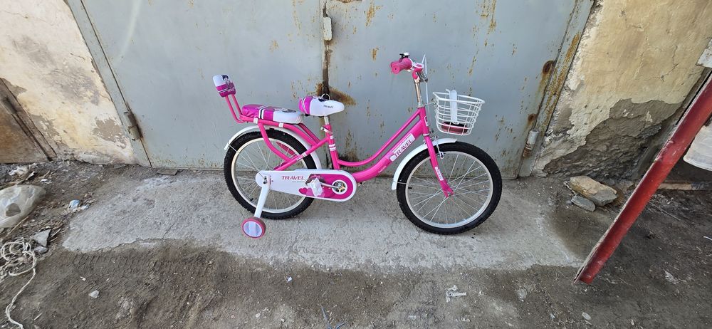 Велосипед детский розовый