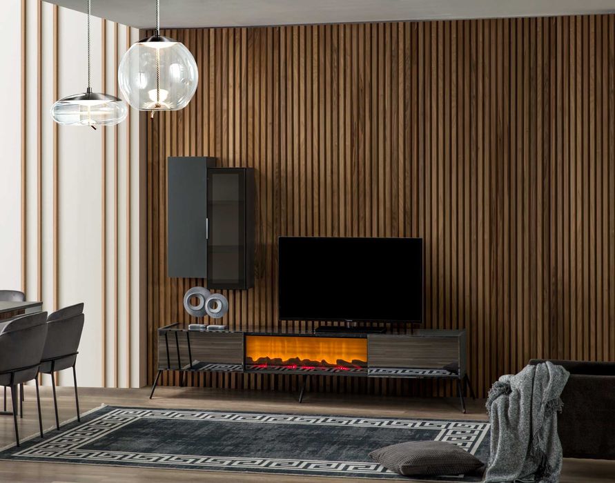 Секция BRONZE  с декоративна камина