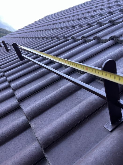 Set parazăpadă din profil patrat sudat pentru tiglă metalică sau beton