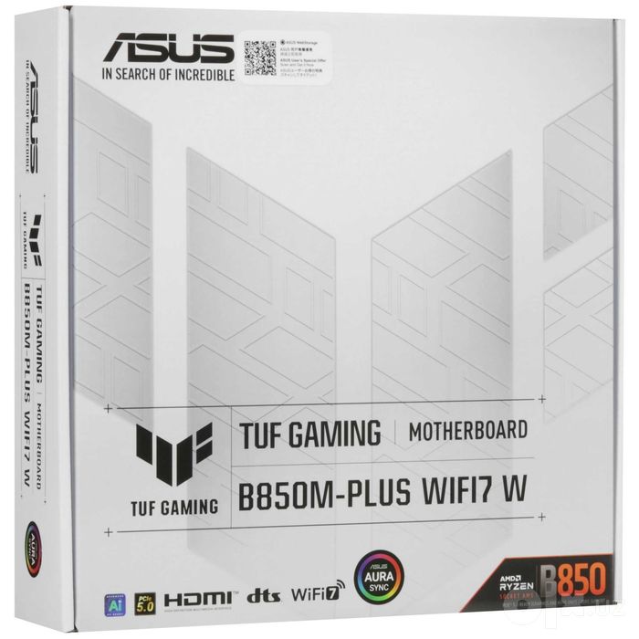 - Материнская плата MB Asus AMD AM5 TUF Gaming B850M-Plus WiFi7 DDR5