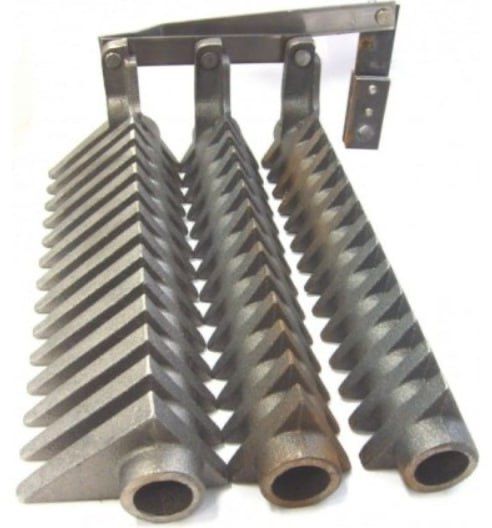 Чугунные колосники для котлов и печей.