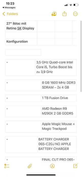 iMac 27-inch 5K retina display late 2014