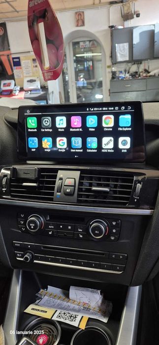 Navigatie Android Carplay BMW X3 X4 Waze YouTube GPS BT